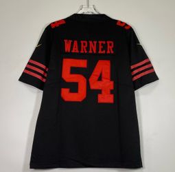 San Francisco Niners Fred Warner 54 Stitched men jersey (Small to 3X)
