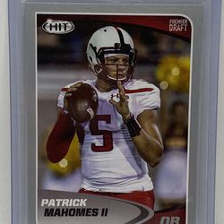 2017 Hit Patrick Mahomes Rookie Card