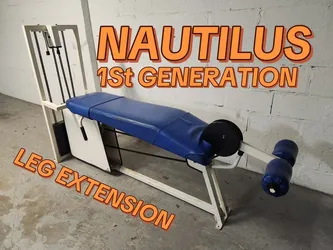 Vintage NAUTILUS 1st Generation. Leg Extension.