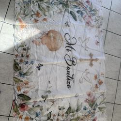Mi Bautizo Backdrop