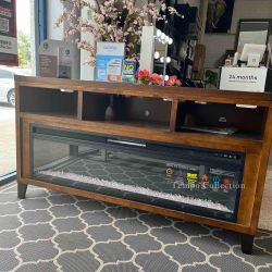 TV Stand with Electric Fireplace, TV Console