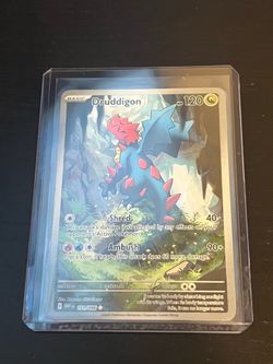 Druddigon 151/086 Holo Illustration Rare White Flare Pokemon Holo Near Mint