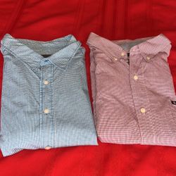 $10 2 Short Sleeve Collar Shirts