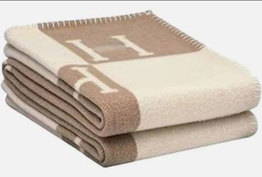 Fcteap h Blanket Soft Throw Blanket Faux Fleece Cashmere Plaid Warm Shawl Thick Knitted Plush Cozy Comfy for Women Throw Blanket for Sofa Couch Bed Qu