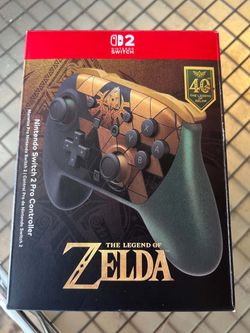 Nintendo switch 2 Zelda 40th anniversary pro controller