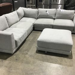 Fabric 4pc Sectional