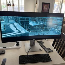 Dell U341WB Curved Monitor 