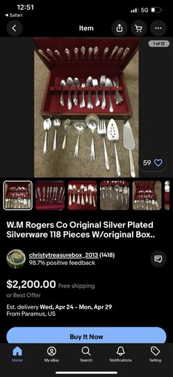 W.M Rogers Silverware