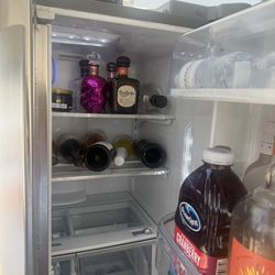 LG Full size stainless steel fridge from Costco