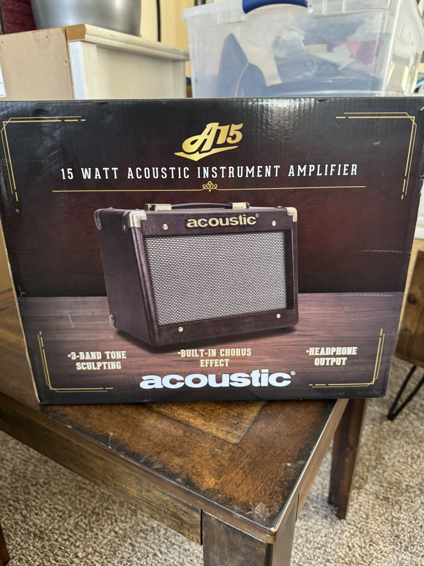 Acoustic A15 15-Watt Acoustic Guitar Amplifier w/ Chorus (Lightly Used)