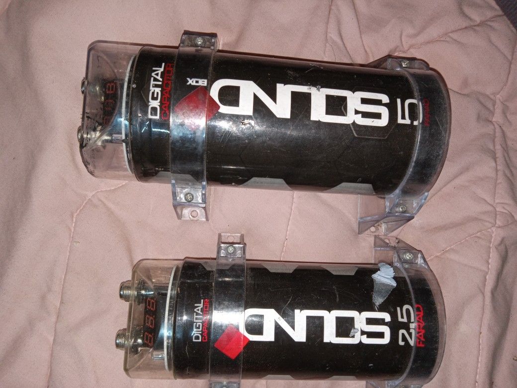 2.5 & 5.0 Farad Capacitors