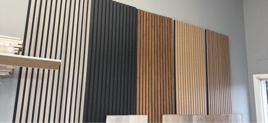 Slat acoustic wall panels