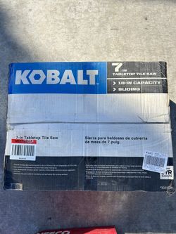 Kobalt tile saw