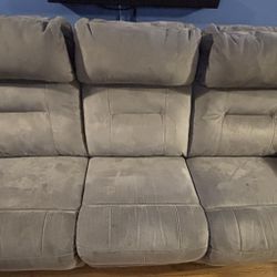 MOVING SALE - Power Recliner Sofa And Loveseat (Barely Used) Size 86''& 76'' - Need to go ASAP