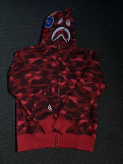 Red Bape Hoodie Size Small