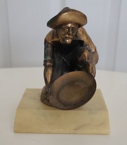 Vintage Old Time 
Gold Panner Miner Prospector Figure Figurine 49er
TROPHY or ORNAMENT