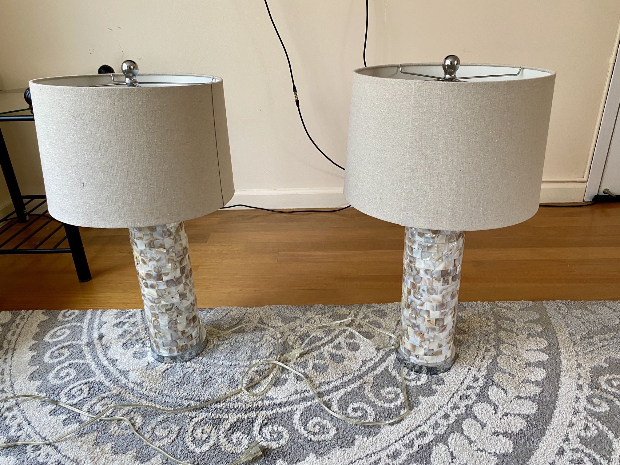 Table Lamps for Living Room or Bedroom, Set of 2