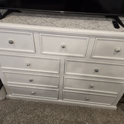 White Wood Dresser