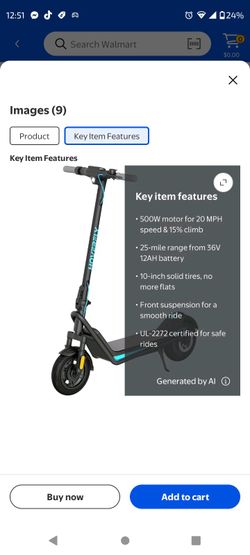 Hoverfly 2-Adult Electric Scooter // 1-kid