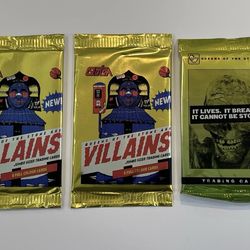 QUEENS OF THE STONE AGE 2 Villains 1 Like Clockwork Limited Edition Trading Card Packs New Sealed