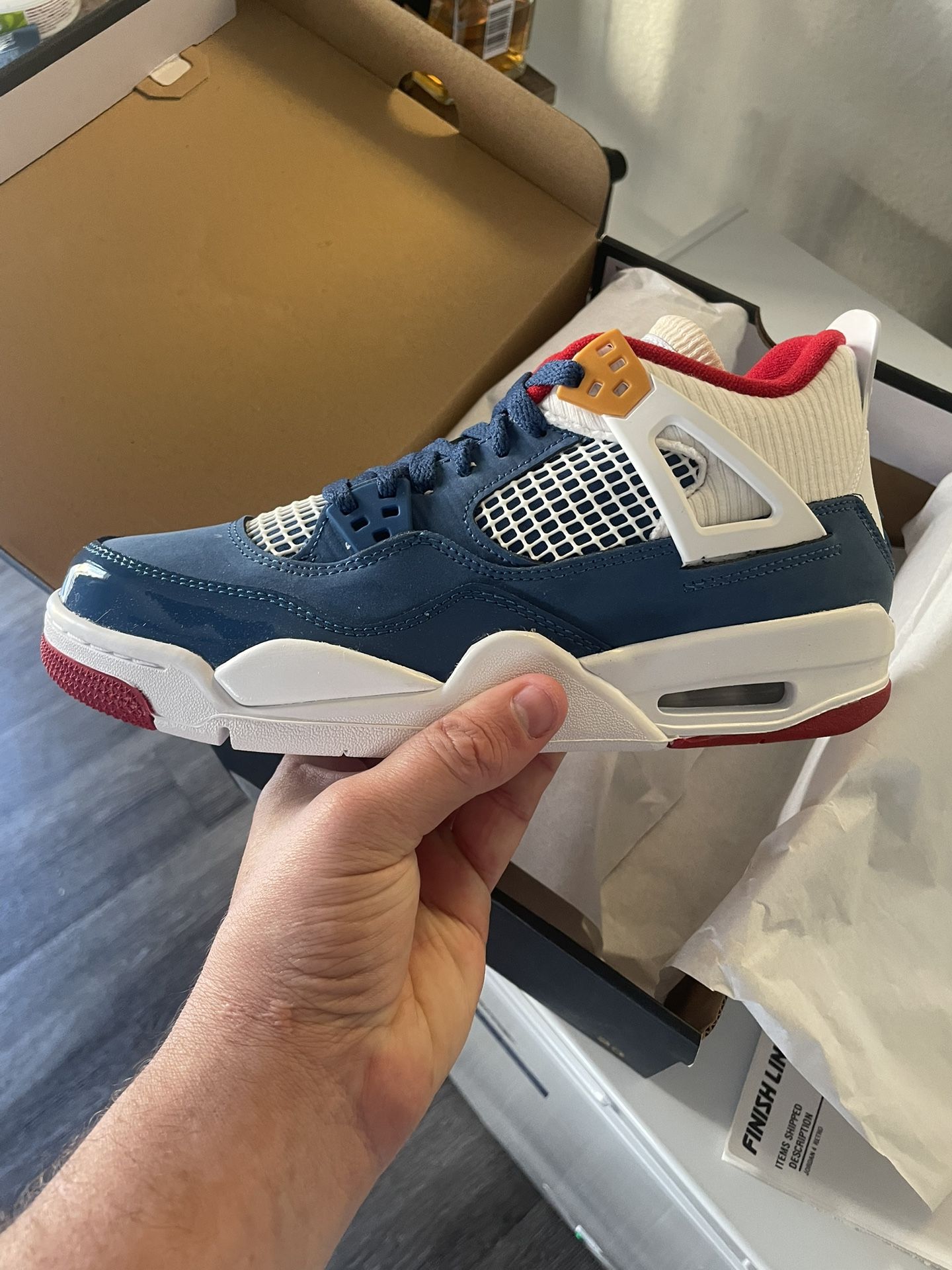 Jordan 4 French Blue Messy Room