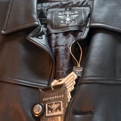 Two Brand New Black Medium Size Men's Wear Jacket Kind Of Leather
