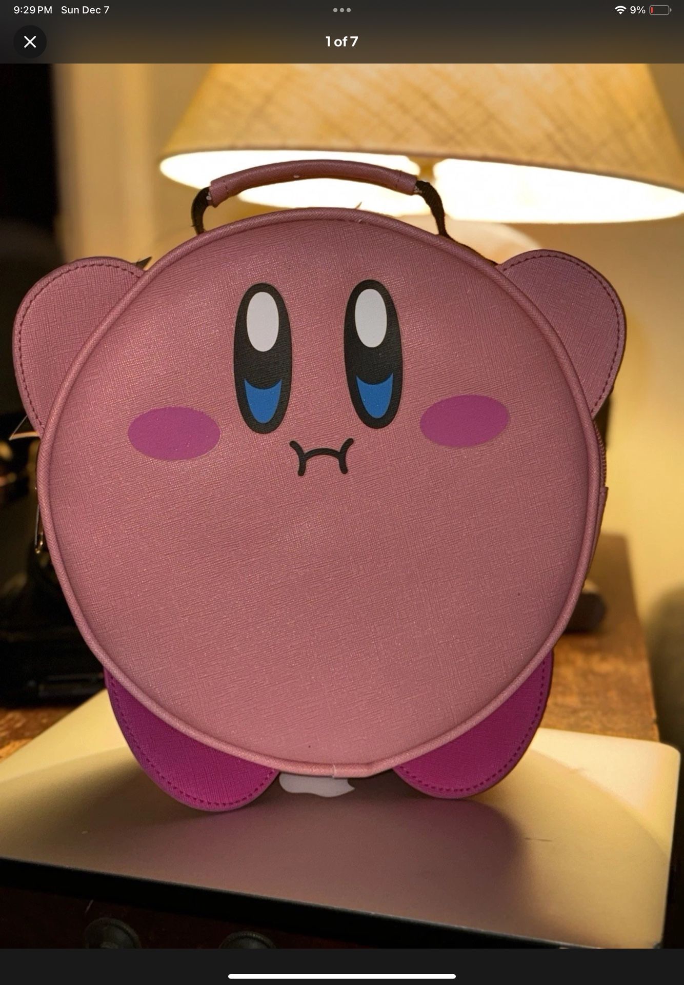 Brand New Kirby Lunch Bag Insulated Lunch Box with Handle