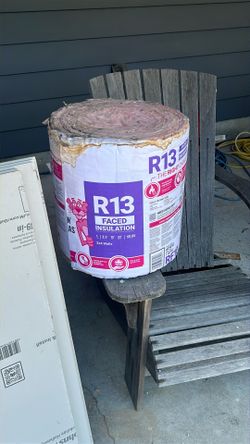 R13 faced insulation
