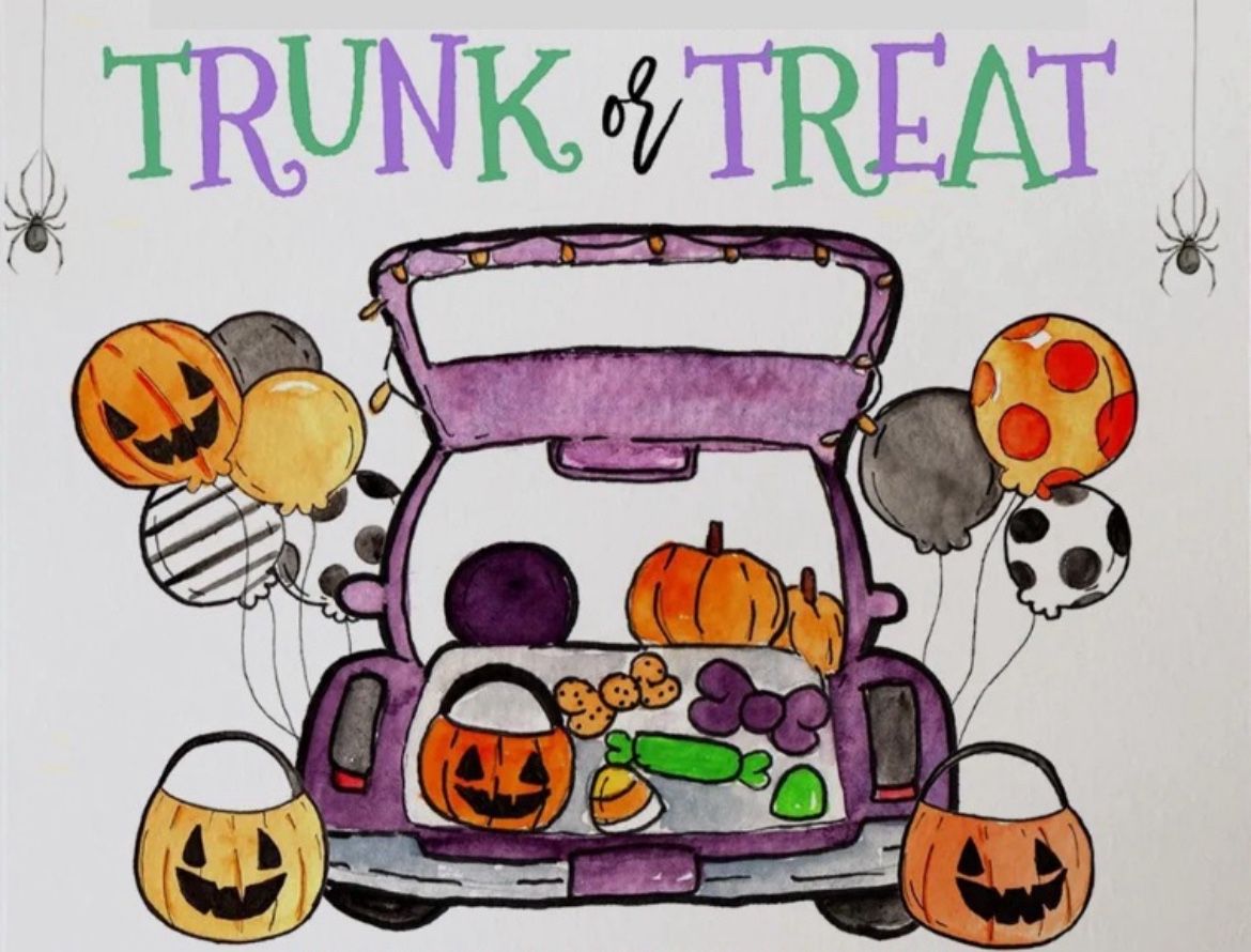 Trunk Or Treat Oct 25, 5-7pm