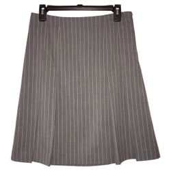 ISAAK MIZRAHI For Target Women’s Pleated Skirt, Striped, Sz 4, Pre-owned