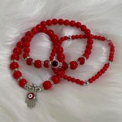 Set Of Three Protection Bracelets Each $12