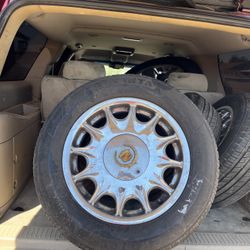 Cadillac Rims With Locking Caps 