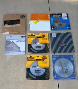 Saw Blades. Table saw, Chop saw and more
