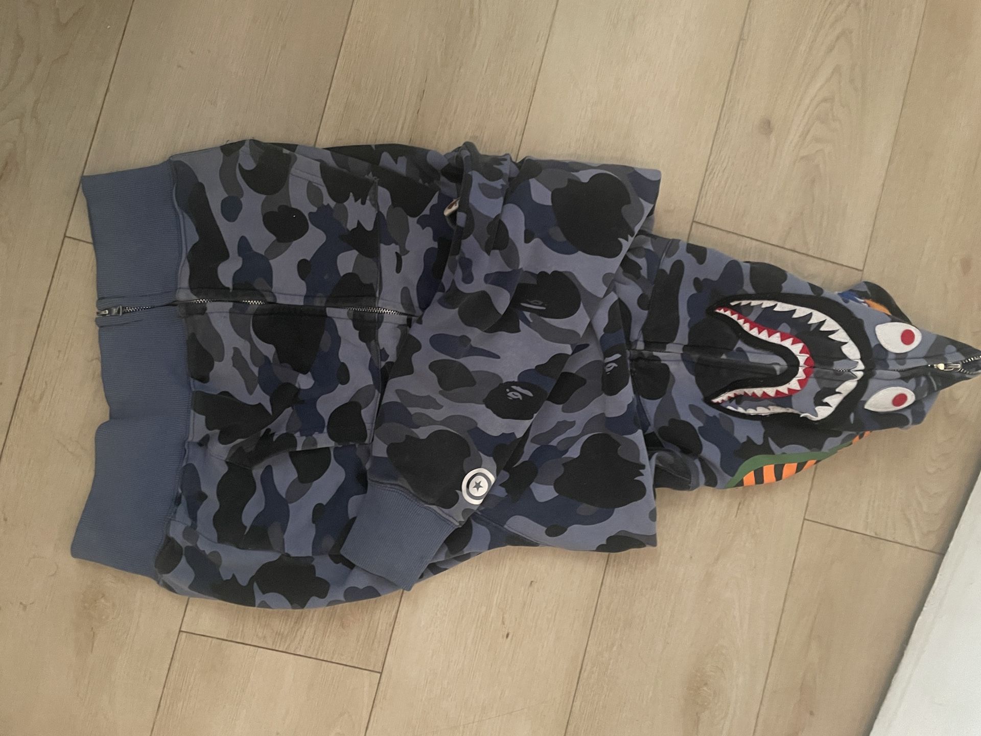 Blue Bape Hoodie