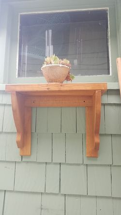 All Cedar plant shelve