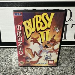 Sega Genesis Bubsy 2 Video Game