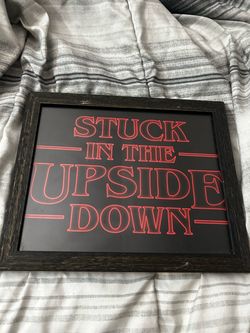 Stranger things picture frame