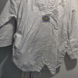 Karate Dress  White Color L
