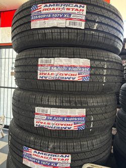📲✅235/60/18 vendo set de llantas nuevas América
