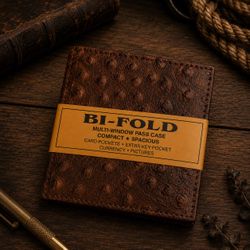 Handcrafted Genuine Leather Bi-Fold Wallets – Western Style – $29.99