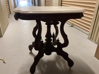 Antique Marble Top Table