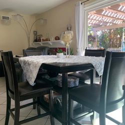 Counter High Dining Espresso Colored Table