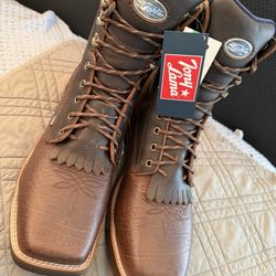 Tony Lamas Composite Waterproof Greasewood Work Boots 