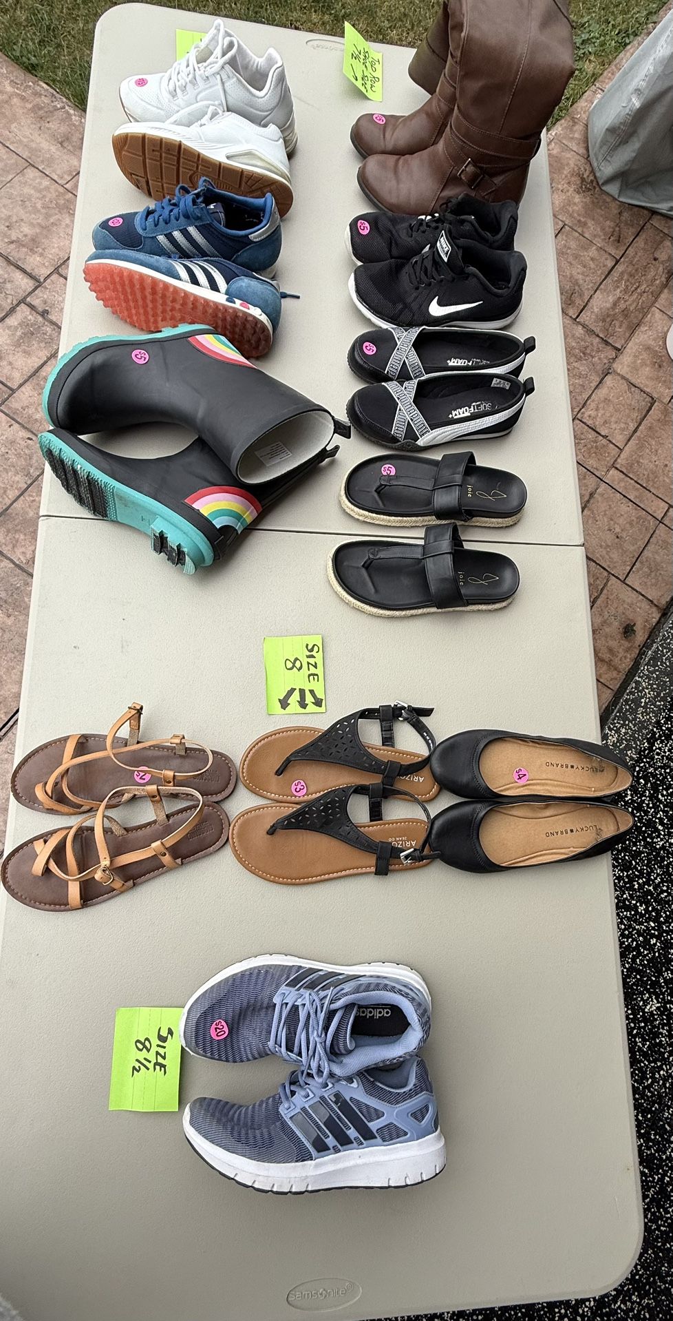 Women’s Assortment Of Shoes Size 7-8.5