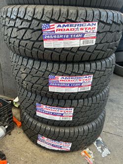 265/65/18 American At set New Tires