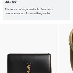 Ysl Crossbody 