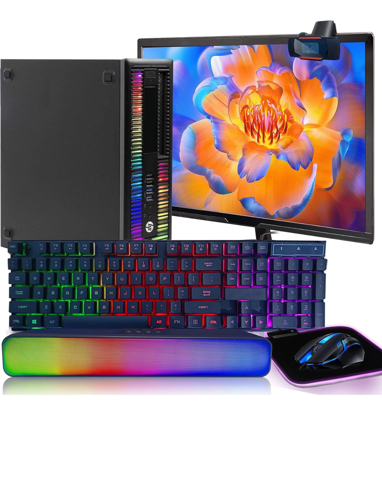 HP RGB Gaming Desktop Combo I5