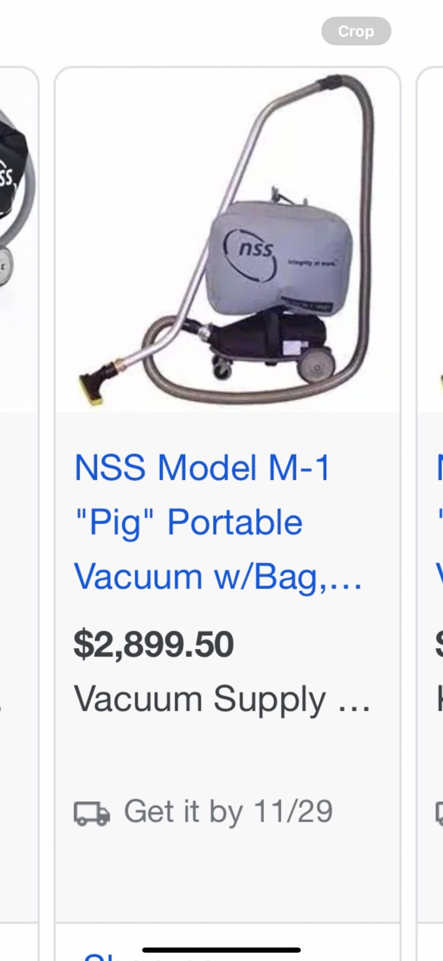 Vacuum NSS- Model M1 “PIG” Commercial Vacuum
