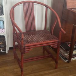 Maitland Smith Vintage Cane Bamboo  Accent Chairs $197.00 Each Or $300.00 For 2 