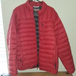 Mens Lightweight Puffer Jacket Size Large 